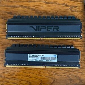 Patriot Viper Black (2x8GB) DDR4 3200mHz RAM